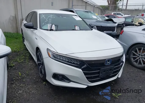 2022 Honda Accord Hybrid Sport from USA, damaged, VIN 1HGCV3F27NA014182